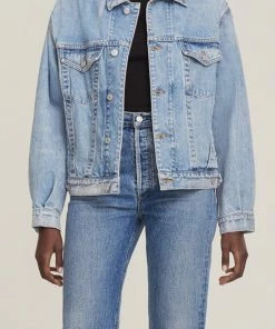 AGOLDE CHARLI OVERSIZED DENIM JACKET BILLBOARD