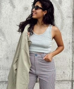 PERFECTWHITETEE BLONDIE TANK GREY