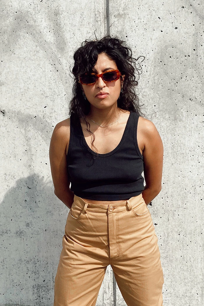 PERFECTWHITETEE BLONDIE TANK VINTAGE BLACK 1 PERFECTWHITETEE BLONDIE TANK VINTAGE BLACK