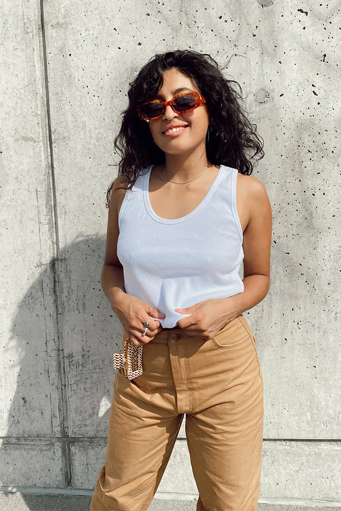 PERFECTWHITETEE NEW IN BLONDIE TANK WHITE 1 PERFECTWHITETEE NEW IN BLONDIE TANK WHITE