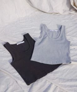 PERFECTWHITETEE BLONDIE TANK GREY