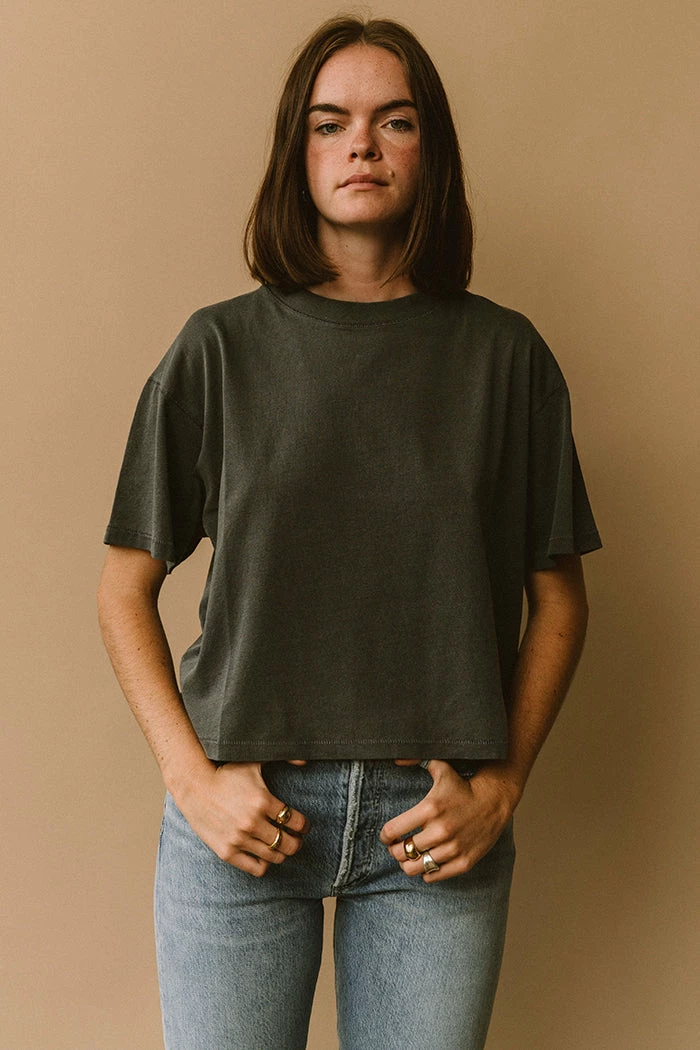 FILOSOFIA SUSTAINABILITY JADE CROPPED TEE 2 FILOSOFIA SUSTAINABILITY JADE CROPPED TEE