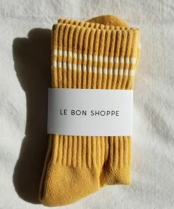 LE BON SHOPPE BOYFRIEND SOCKS BUTTER SPRING '22