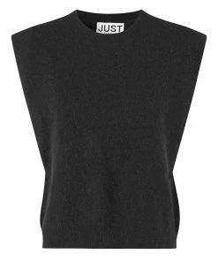 JUST FEMALE COLDY KNIT VEST SALE