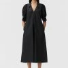 GANNI SPRING '22 COTTON POPLIN MAXI DRESS
