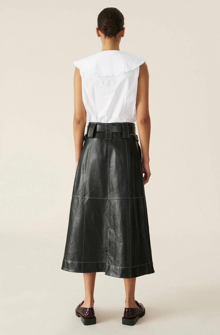 GANNI COTTON POPLIN SLEEVELESS SPRING '22 4 GANNI COTTON POPLIN SLEEVELESS SPRING '22