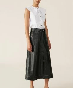 GANNI COTTON POPLIN SLEEVELESS SPRING '22 7 GANNI COTTON POPLIN SLEEVELESS SPRING '22