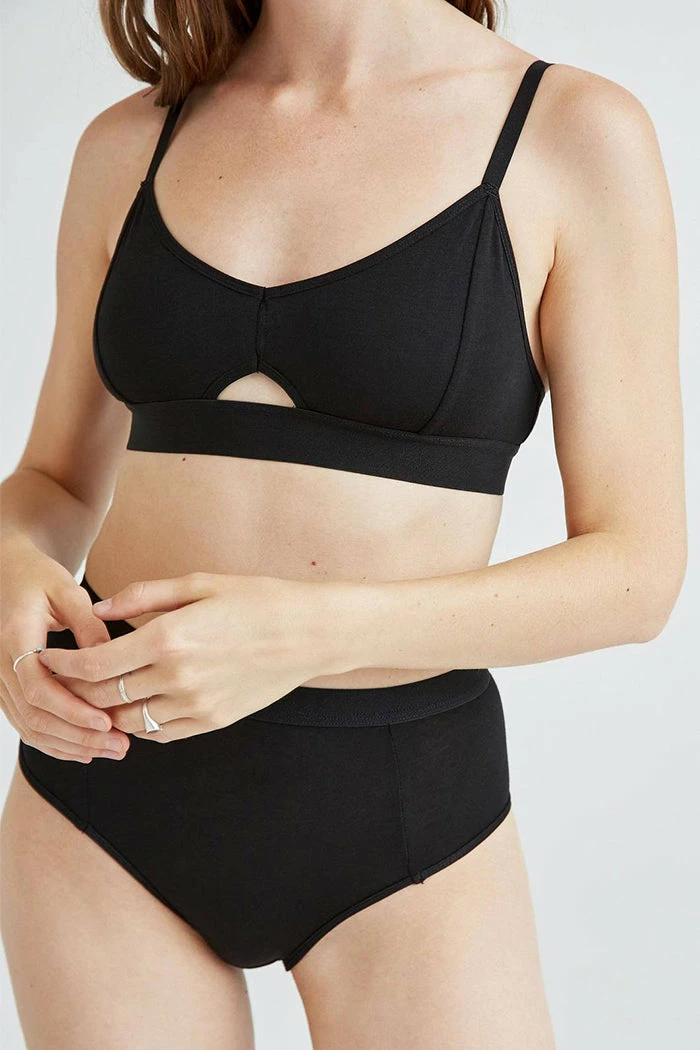 RICHER POORER CUT OUT BRALETTE BLACK 3 RICHER POORER CUT OUT BRALETTE BLACK