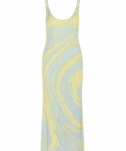 HOUSE OF SUNNY SALE HOCKNEY DRESS CYPRESS
