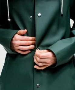 STUTTERHEIM MOSEBACKE RAIN JACKET GREEN SPRING '22