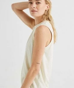 RICHER POORER EASY MUSCLE TANK WHITE SAGE SPRING '22