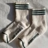 LE BON SHOPPE SPRING '22 GIRLFRIEND SOCKS EGRET