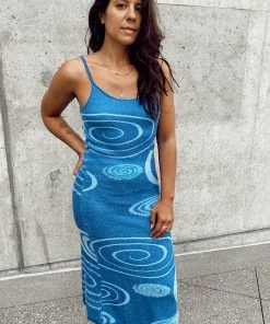 HOUSE OF SUNNY GALAXY HOCKNEY DRESS