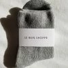 LE BON SHOPPE SPRING '22 CLOUD SOCKS HEATHER GREY