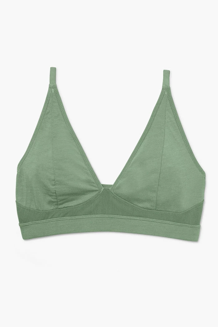 RICHER POORER HIGH CUT BRALETTE SAGE 1 RICHER POORER HIGH CUT BRALETTE SAGE