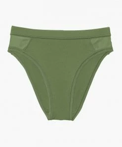 RICHER POORER NEW IN HIGH CUT BRIEF OLIVE ARMY