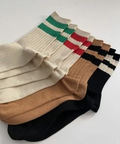 LE BON SHOPPE SOCKS + HOSIERY HER VARSITY SOCKS