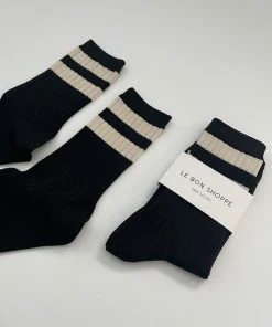 LE BON SHOPPE HER VARSITY SOCKS SOCKS + HOSIERY