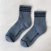 LE BON SHOPPE SPRING '22 GIRLFRIEND SOCKS INDIGO