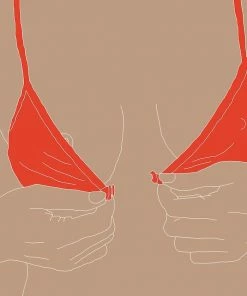 DRAWN BY CAVE KERA BRA PRINT