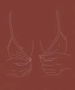 DRAWN BY CAVE KERA BRA PRINT