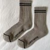 LE BON SHOPPE BOYFRIEND SOCKS LATTE