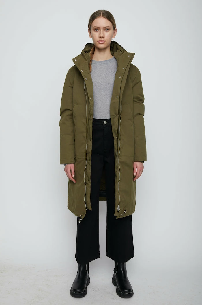 JUST FEMALE SALE STEAL DOWN JACKET OLIVE 1 JUST FEMALE SALE STEAL DOWN JACKET OLIVE