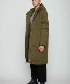 JUST FEMALE SALE STEAL DOWN JACKET OLIVE