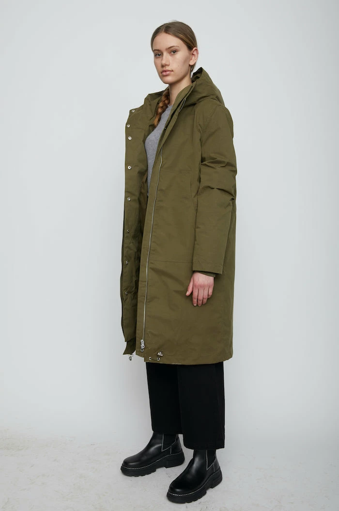 JUST FEMALE SALE STEAL DOWN JACKET OLIVE 2 JUST FEMALE SALE STEAL DOWN JACKET OLIVE