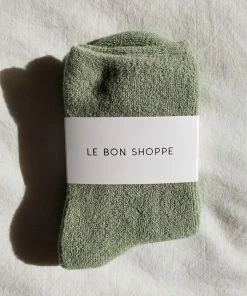 LE BON SHOPPE CLOUD SOCKS MATCHA SPRING '22