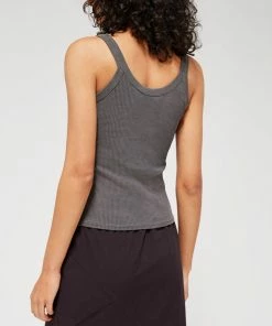 LACAUSA SPRING '22 MAYA RIBBED TANK SLATE 10 LACAUSA SPRING '22 MAYA RIBBED TANK SLATE