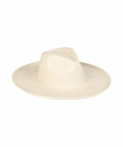 LACK OF COLOR MELODIC FEDORA IVORY