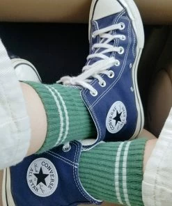 LE BON SHOPPE SPRING '22 BOYFRIEND SOCKS MOSS