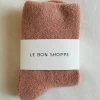 LE BON SHOPPE SPRING '22 CLOUD SOCKS MULBERRY