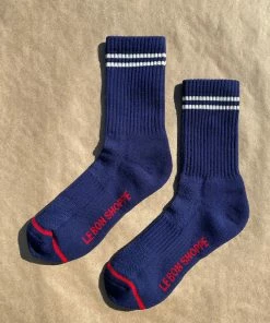 LE BON SHOPPE BOYFRIEND SOCKS NAVY