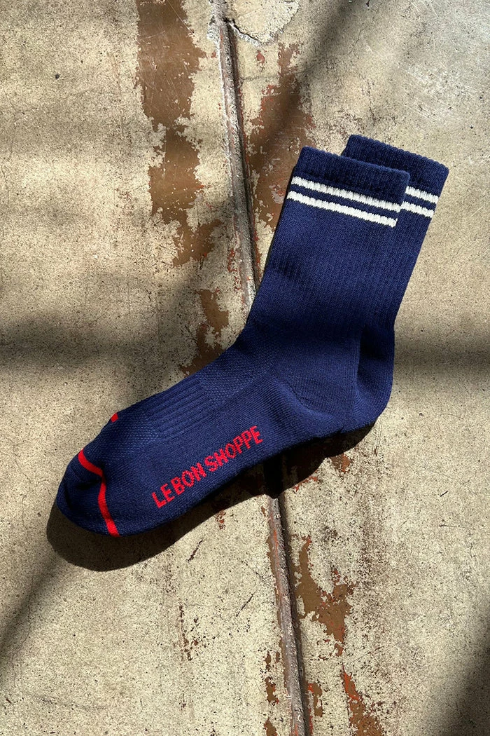 LE BON SHOPPE BOYFRIEND SOCKS NAVY 2 LE BON SHOPPE BOYFRIEND SOCKS NAVY