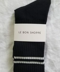 LE BON SHOPPE BOYFRIEND SOCKS NOIR