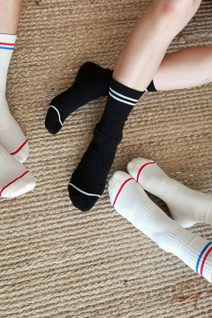 LE BON SHOPPE BOYFRIEND SOCKS NOIR 2 LE BON SHOPPE BOYFRIEND SOCKS NOIR