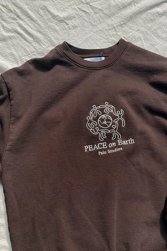 PALO SANTO STUDIOS SPRING '22 PALO SWEATSHIRT ESPRESSO 2 PALO SANTO STUDIOS SPRING '22 PALO SWEATSHIRT ESPRESSO