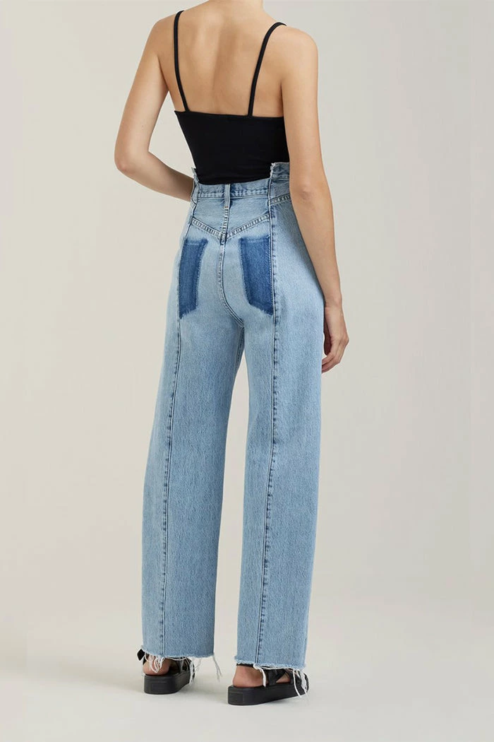 AGOLDE PIECED ANGLE JEAN MATRIX 7 AGOLDE PIECED ANGLE JEAN MATRIX