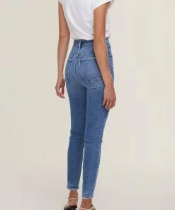 AGOLDE PINCH WAIST HIGH RISE SKINNY AMPED SALE