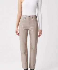 AGOLDE SALE RECYCLED LEATHER 90'S PINCH WAIST