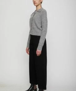 JUST FEMALE REBELO COLLAR CARDIGAN