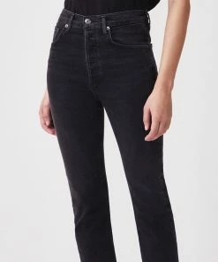 AGOLDE RILEY HI RISE CROP PANORAMIC