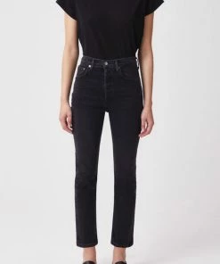 AGOLDE RILEY HI RISE CROP PANORAMIC