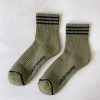 LE BON SHOPPE SPRING '22 GIRLFRIEND SOCKS SAGE
