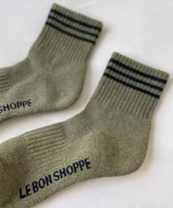 LE BON SHOPPE SPRING '22 GIRLFRIEND SOCKS SAGE