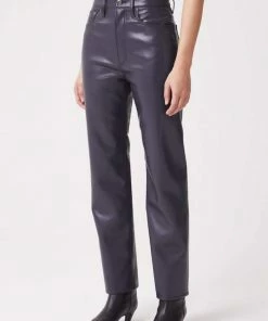 AGOLDE 90'S PINCH WAIST SHADOW LEATHER 12 AGOLDE 90'S PINCH WAIST SHADOW LEATHER