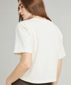 RICHER POORER RELAXED SHORT SLEEVE CROP TEE BONE CLOTHING