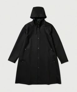 STUTTERHEIM MOSEBACKE RAIN JACKET BLACK NEW IN